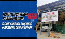 İZMİT’TE BAYRAM PAZARI AÇILDI: 3 GÜN SÜRECEK ALIŞVERİŞ MARATONU DEVAM EDİYOR