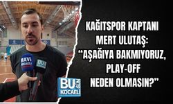 KAĞITSPOR KAPTANI MERT ULUTAŞ: “AŞAĞIYA BAKMIYORUZ, PLAY-OFF NEDEN OLMASIN?”