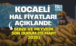 KOCAELİ HAL FİYATLARI AÇIKLANDI: SEBZE VE MEYVEDE SON DURUM (19 MART 2026)