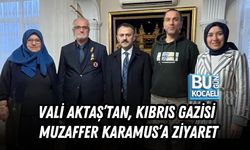 VALİ AKTAŞ’TAN KIBRIS GAZİSİ MUZAFFER KARAMUS’A ZİYARET
