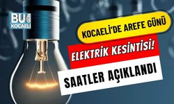 KOCAELİ’DE AREFE GÜNÜ ELEKTRİK KESİNTİSİ: SAATLER AÇIKLANDI