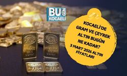 KOCAELİ'DE GRAM VE ÇEYREK ALTIN BUGÜN NE KADAR? 3 MART 2026 ALTIN FİYATLARI