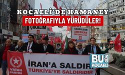 KOCAELİ'DE HAMANEY FOTOĞRAFIYLA YÜRÜDÜLER!