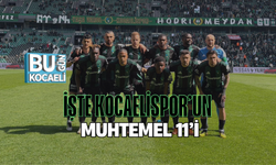 İŞTE KOCAELİSPOR’UN MUHTEMEL 11’İ