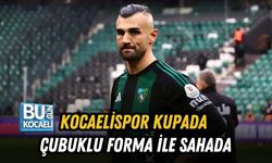 KOCAELİSPOR KUPADA ÇUBUKLU FORMA İLE SAHADA
