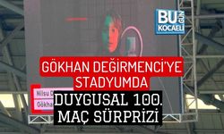 GÖKHAN DEĞİRMENCİ’YE STADYUMDA DUYGUSAL 100. MAÇ SÜRPRİZİ