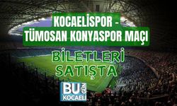 KOCAELİSPOR – TÜMOSAN KONYASPOR MAÇI BİLETLERİ SATIŞTA