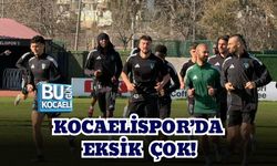 KOCAELİSPOR’DA EKSİK ÇOK!