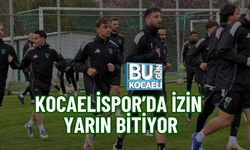 KOCAELİSPOR’DA İZİN YARIN BİTİYOR