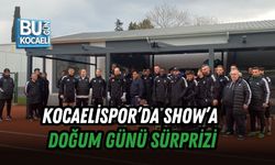 KOCAELİSPOR’DA SHOW’A DOĞUM GÜNÜ SÜRPRİZİ