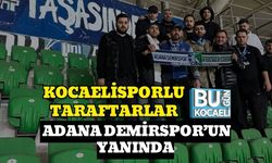 KOCAELİSPORLU TARAFTARLAR ADANA DEMİRSPOR’UN YANINDA