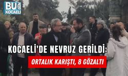 KOCAELİ'DE NEVRUZ GERİLDİ: ORTALIK KARIŞTI, 8 GÖZALTI