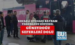 KOCAELİ OTOGARI BAYRAM YOĞUNLUĞU ZİRVEDE: GÜNEYDOĞU SEFERLERİ DOLU