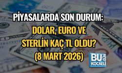 PİYASALARDA SON DURUM: DOLAR, EURO VE STERLİN KAÇ TL OLDU? (8 MART 2026)