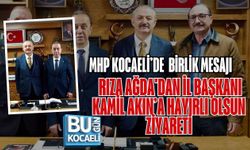MHP KOCAELİ’DE BİRLİK MESAJI: RIZA AĞDA'DAN İL BAŞKANI KAMİL AKIN’A HAYIRLI OLSUN ZİYARETİ