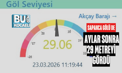 SAPANCA GÖLÜ DE AYLAR SONRA 29 METREYİ GÖRDÜ