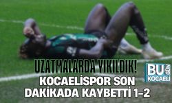UZATMALARDA YIKILDIK! KOCAELİSPOR SON DAKİKADA KAYBETTİ 1-2