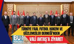 TÜRKİYE FAAL FUTBOL HAKEM VE GÖZLEMCİLER DERNEĞİ’NDEN VALİ AKTAŞ’A ZİYARET