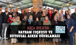 AKÇA KOCA’DA BAYRAM COŞKUSU VE DUYGUSAL ASKER UĞURLAMASI