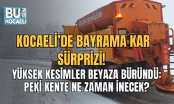 KOCAELİ’DE BAYRAMA KAR SÜRPRİZİ! YÜKSEK KESİMLER BEYAZA BÜRÜNDÜ: PEKİ KENTE NE ZAMAN İNECEK?