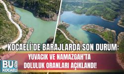 KOCAELİ’DE BARAJLARDA SON DURUM: YUVACIK VE NAMAZGAH’TA DOLULUK ORANLARI AÇIKLANDI!