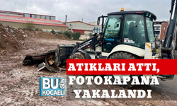 ATIKLARI ATTI, FOTOKAPANA YAKALANDI