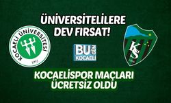ÜNİVERSİTELİLERE DEV FIRSAT! KOCAELİSPOR MAÇLARI ÜCRETSİZ OLDU