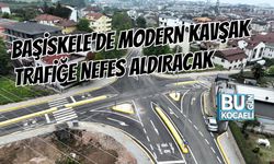 BAŞİSKELE'DE MODERN KAVŞAK TRAFİĞE NEFES ALDIRACAK