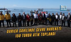 DARICA SAHİLİNDE ÇEVRE HAREKETİ: 150 TORBA ATIK TOPLANDI