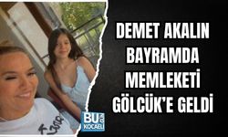 DEMET AKALIN BAYRAMDA MEMLEKETİ GÖLCÜK’E GELDİ
