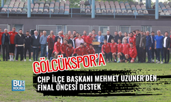 GÖLCÜKSPOR’A CHP İLÇE BAŞKANI MEHMET UZUNER'DEN FİNAL ÖNCESİ DESTEK