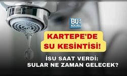 KARTEPE'DE SU KESİNTİSİ! İSU SAAT VERDİ: SULAR NE ZAMAN GELECEK?