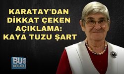 KARATAY'DAN DİKKAT ÇEKEN AÇIKLAMA: KAYA TUZU ŞART