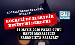 KOCAELİ’DE ELEKTRİK KESİNTİSİ REHBERİ: 24 MAYIS 2026 PAZAR GÜNÜ HANGİ MAHALLELER KARANLIKTA KALACAK?