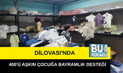 DİLOVASI'NDA 400'Ü AŞKIN ÇOCUĞA BAYRAMLIK DESTEĞİ