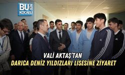 VALİ AKTAŞ’TAN DARICA DENİZ YILDIZLARI LİSESİNE ZİYARET