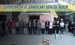 ÇAYIROVA’DA EL SANATLARI SERGİSİ AÇILDI