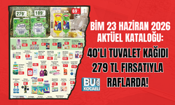 BİM 23 HAZİRAN 2026 AKTÜEL KATALOĞU: 40'LI TUVALET KAĞIDI 279 TL FIRSATIYLA RAFLARDA!