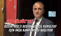 CHP GÖLCÜK'TEN ÖZGÜR ÖZEL'E DESTEK VE ACİL KURULTAY İÇİN İMZA KAMPANYASI BAŞLIYOR