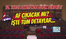 12. YARGI PAKETİ'NDE BÜYÜK SÜRPRİZ! AF ÇIKACAK MI? İŞTE TÜM DETAYLAR...
