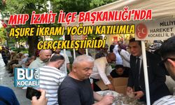 MHP İZMİT İLÇE BAŞKANLIĞI'NDA AŞURE İKRAMI YOĞUN KATILIMLA GERÇEKLEŞTİRİLDİ