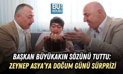 BAŞKAN BÜYÜKAKIN SÖZÜNÜ TUTTU: ZEYNEP ASYA’YA DOĞUM GÜNÜ SÜRPRİZİ
