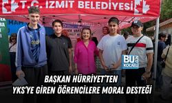 BAŞKAN HÜRRİYET’TEN YKS’YE GİREN ÖĞRENCİLERE MORAL DESTEĞİ