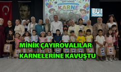 MİNİK ÇAYIROVALILAR KARNELERİNE KAVUŞTU