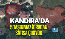KANDIRA’DA 5 TAŞINMAZ İCRADAN SATIŞA ÇIKIYOR