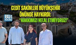 CEDİT SAKİNLERİ BÜYÜKŞEHİR ÖNÜNDE HAYKIRDI: “HAKKIMIZI HELAL ETMİYORUZ!”