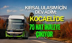KIRSAL ULAŞIM İÇİN DEV ADIM: KOCAELİ’DE 70 HAT İHALEYE ÇIKIYOR