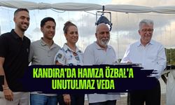 KANDIRA’DA HAMZA ÖZBAL’A UNUTULMAZ VEDA