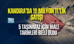 KANDIRA’DA 19 MİLYON TL’LİK SATIŞ! 5 TAŞINMAZ İÇİN İHALE TARİHLERİ BELLİ OLDU