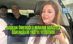 BAŞKAN ÖMEROĞLU MAKAM ARACIYLA ÖĞRENCİLERİ YKS’YE YETİŞTİRDİ
